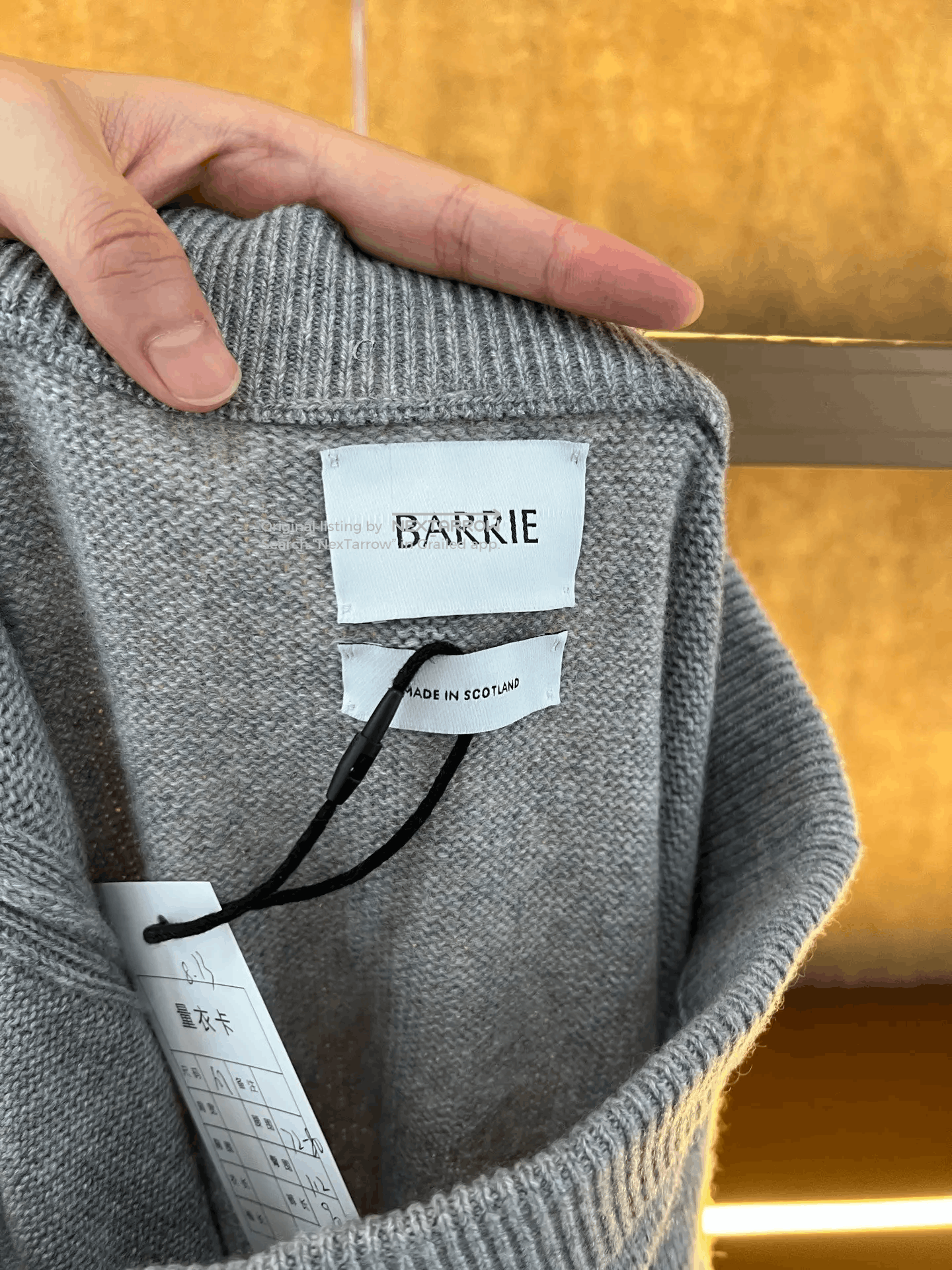 Barrie Gray Cashmere Midi Skirt, Women's (Size 36) — image 3 of 5
