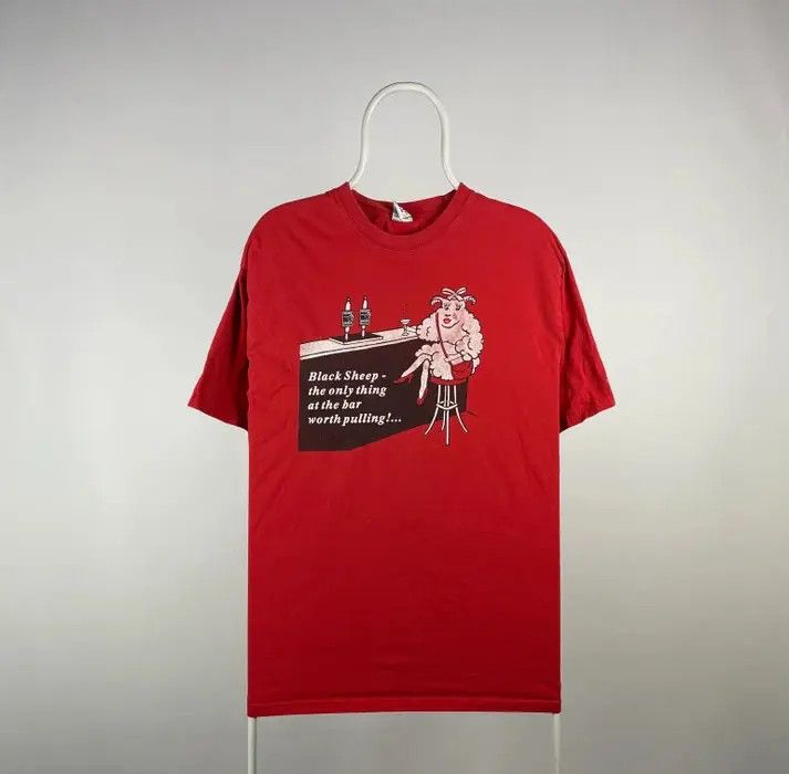 Band Tees Humor T-shirt band tee anima vintage size Large red Size US L / EU 52-54 / 3 - 1 Thumbnail