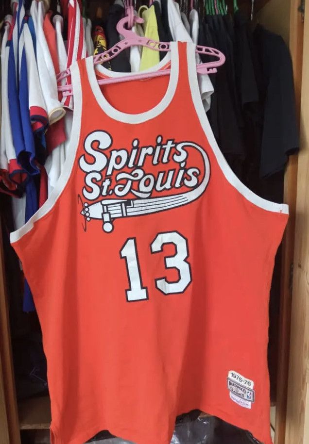 Retro Malone#13 Spirits Of StLouis Jersey Worn by John Cena