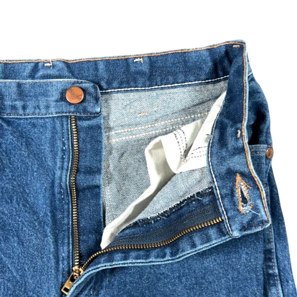 Wrangler VINTAGE Wrangler Jeans Mens 32x33 Blue Cowboy Cut Slim Fit USA Made Western 90s Size US 32 / EU 48 - 4 Thumbnail