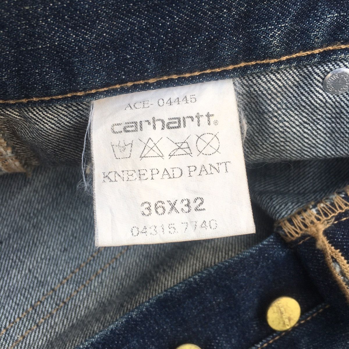 Carhartt Vintage Carhartt Carpenter Double Knee Pants (36x32) Size US 36 / EU 52 - 8 Thumbnail