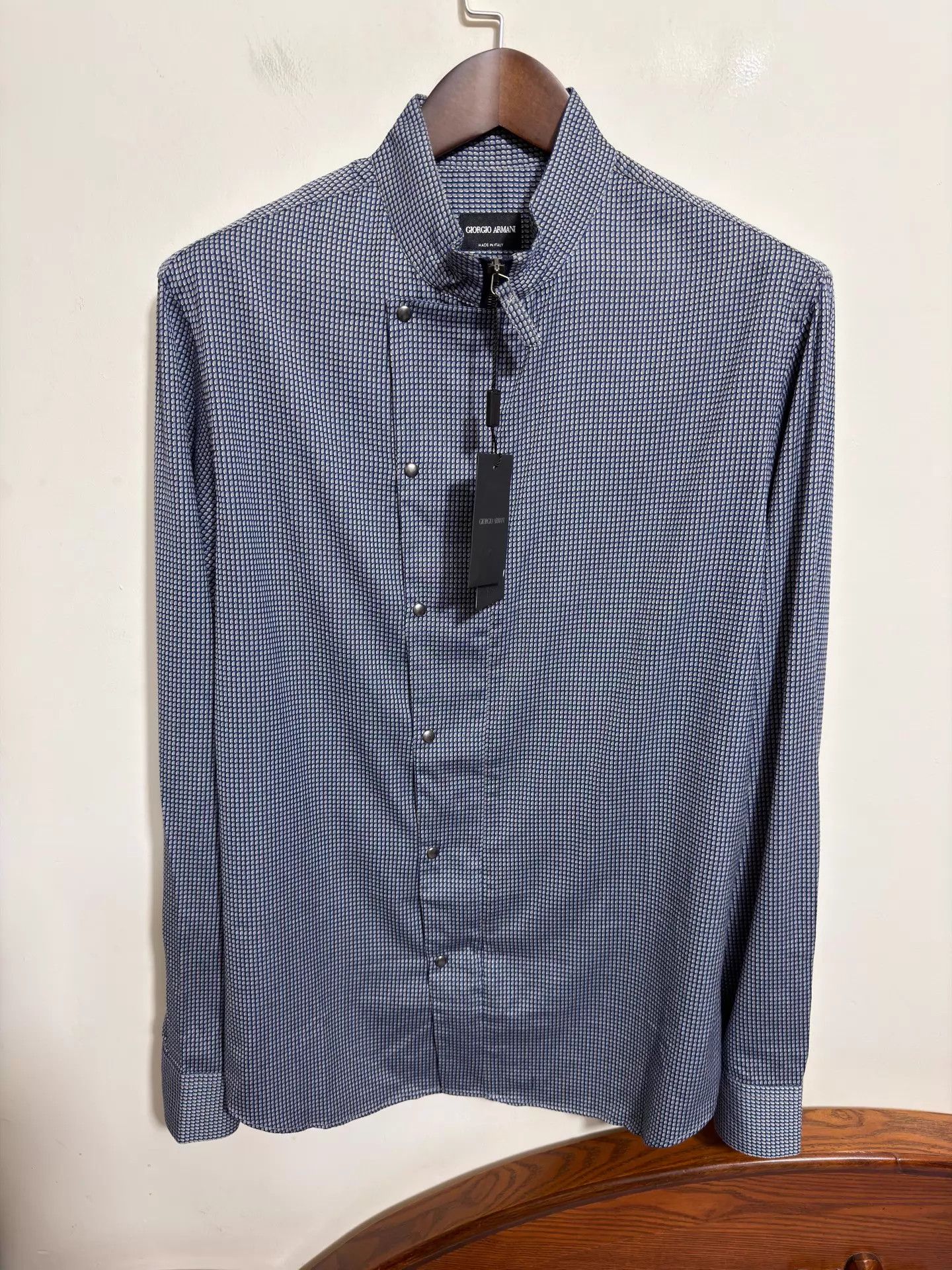 Giorgio Armani Giorgio Armani Slim Fit Shirt Jacket 41 Made in Italy Size US L / EU 52-54 / 3 - 1 Thumbnail