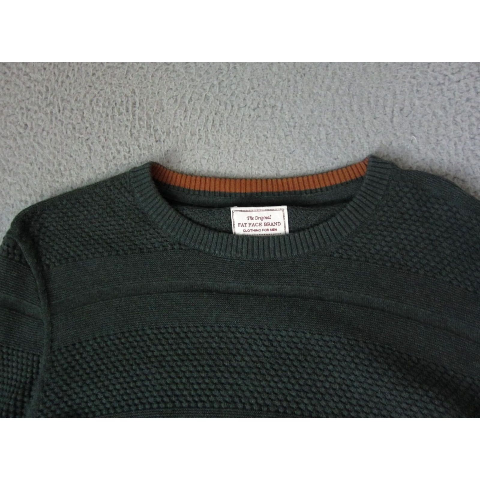 FatFace Fat Face Sweater Mens Medium Green Cashmere Cotton Knit Casual Adult 80s Size US M / EU 48-50 / 2 - 2 Thumbnail