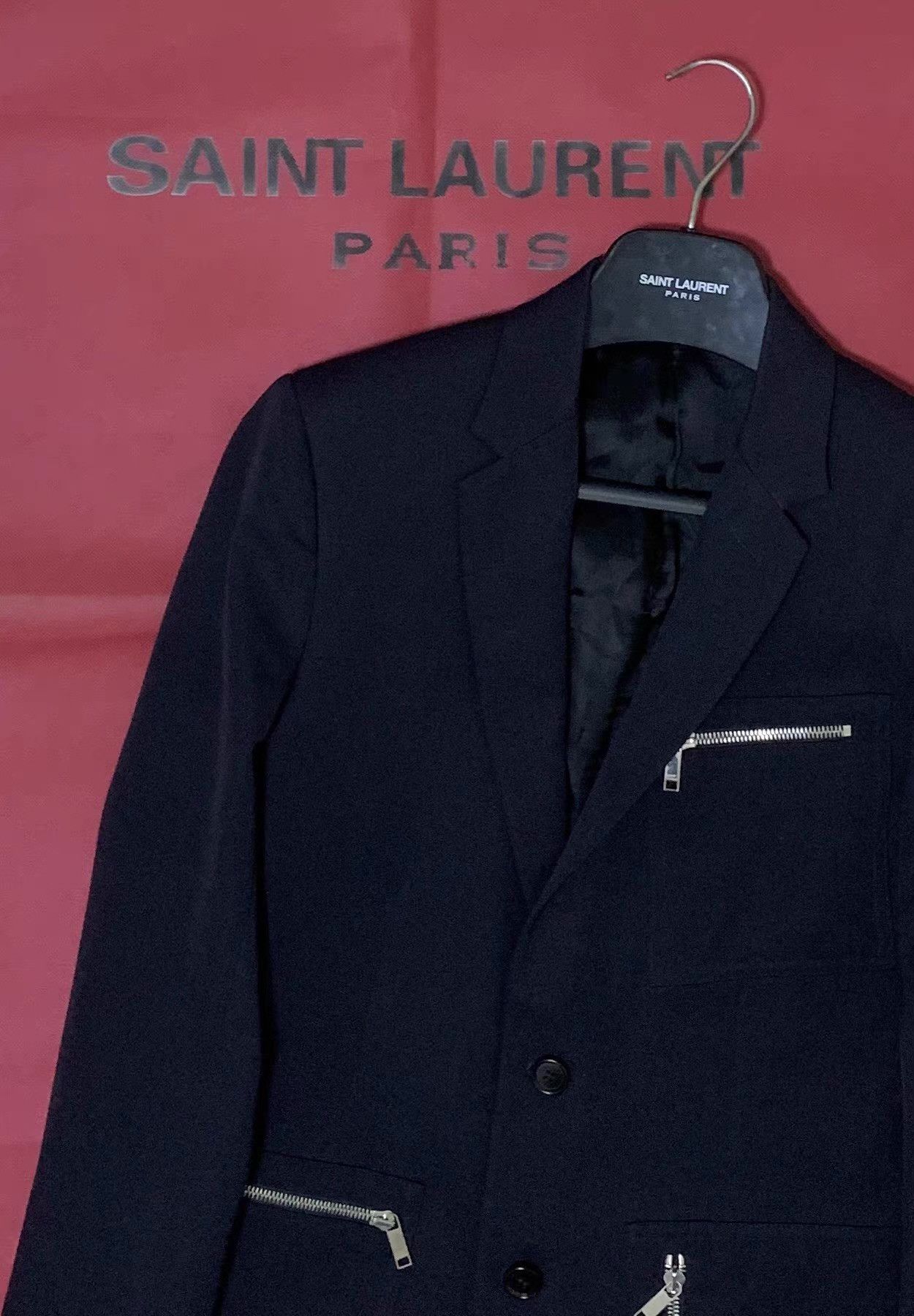 Dior Dior Homme 16SS Runway Multi-Zip Suit Jacket Q12 Size 46R - 2 Thumbnail