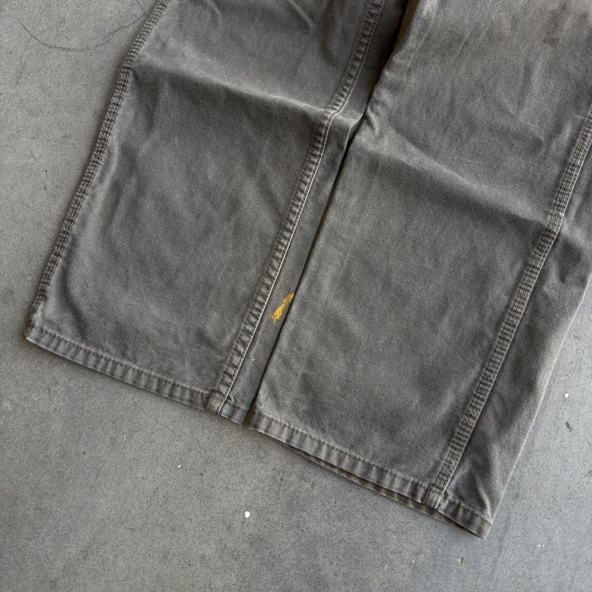 SCHMIDT Vintage Carhartt Style Olive Green Painters Pants 30x32 Size US 30 / EU 46 - 2 Thumbnail