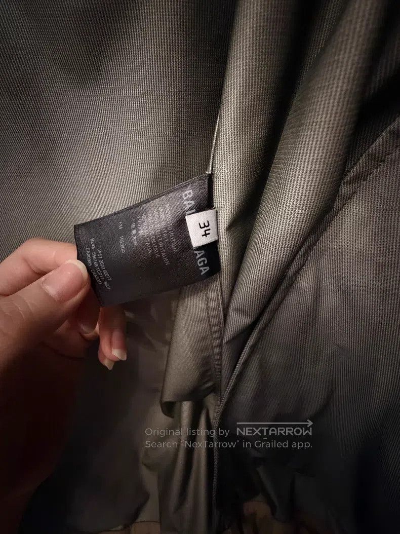 Balenciaga Balenciaga Khaki hooded sweatshirt Size XXS / US 00 / IT 34 - 5 Thumbnail