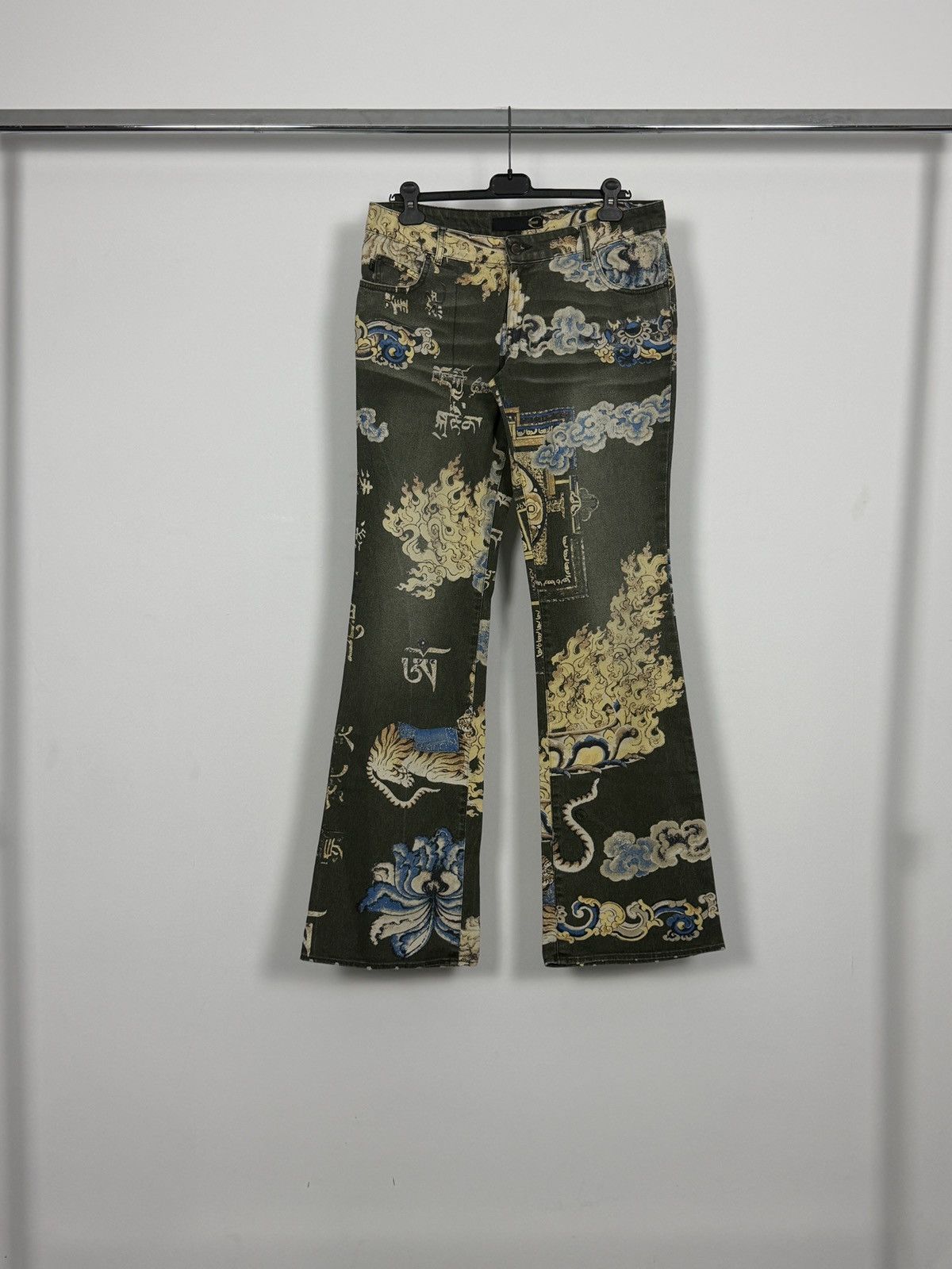 Roberto Cavalli A/W2003 Asian Fantasy Tattoo Denim Jeans