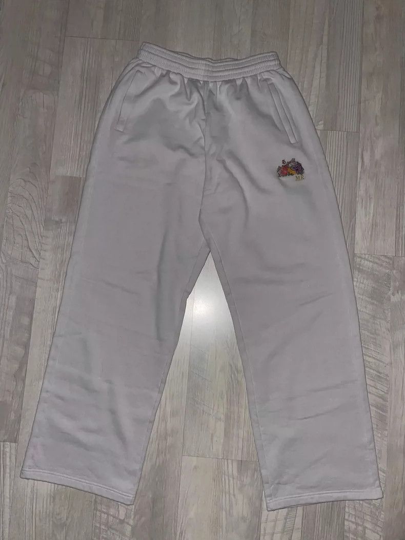 Martine Rose MARTINE ROSE Light Gray Wide-Leg Pants - dmc Size US 30 / EU 46 - 1 Thumbnail