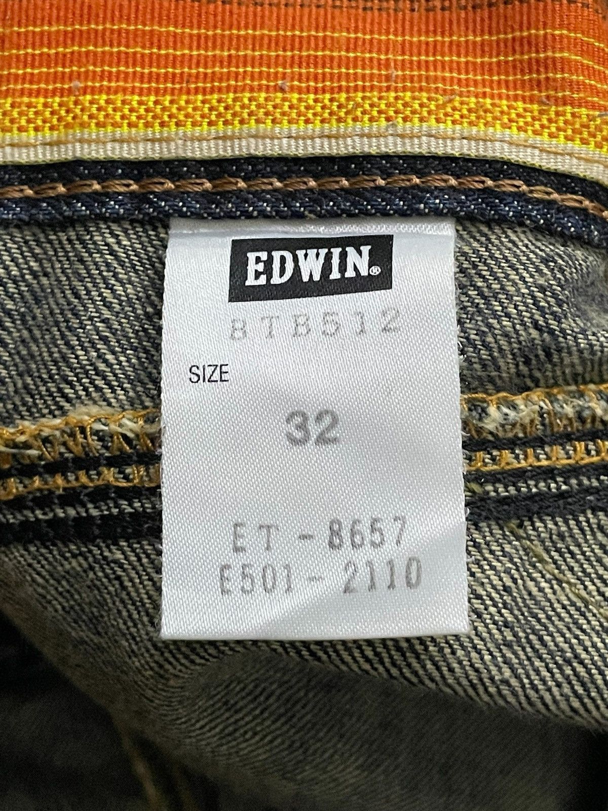 Edwin × Hysteric Glamour × Japanese Brand Edwin Bush Pocket Mud Wash Claw Mark Loose Denim Pants Size US 32 / EU 48 - 24 Thumbnail