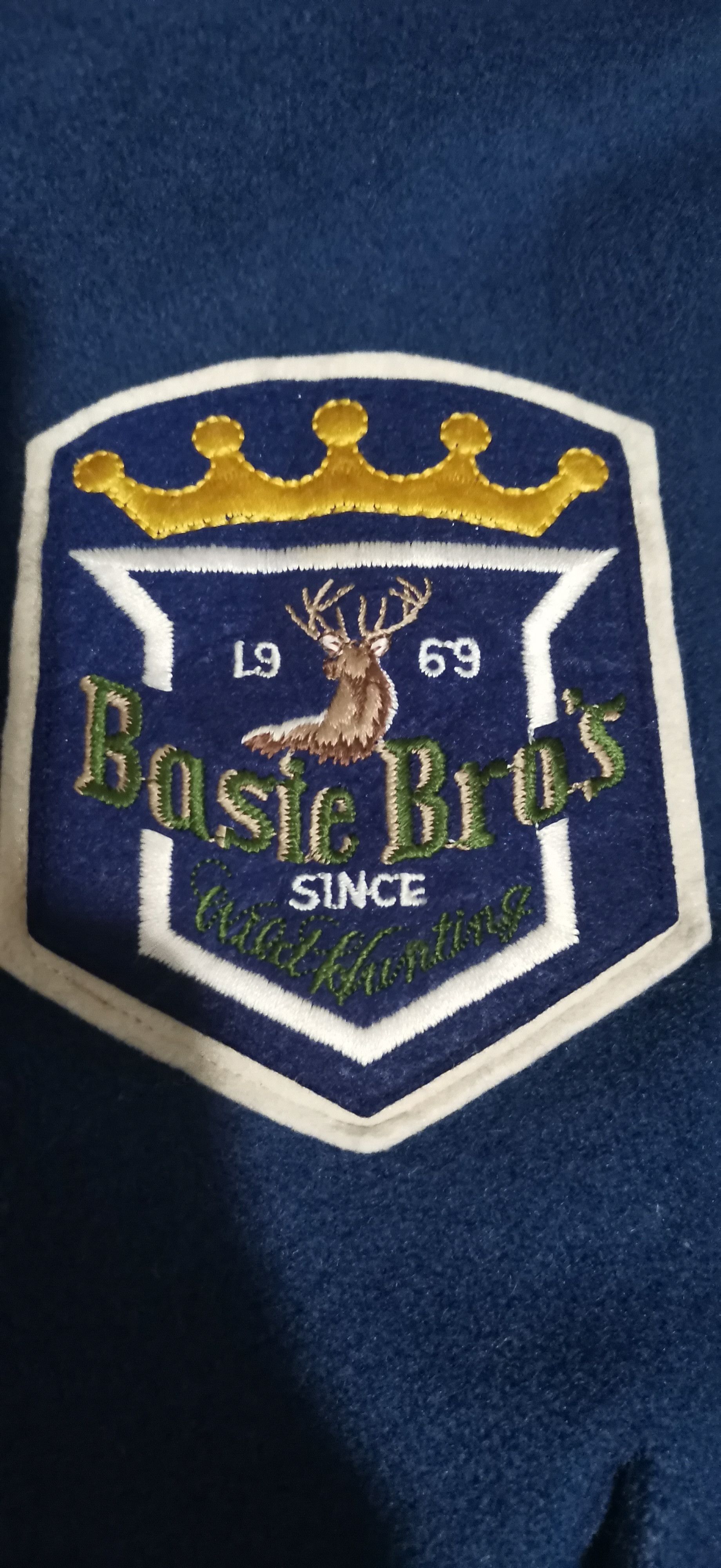 Japanese Brand Vintage Basie Brothers Navy Varsity Jacket -Japanese Brand-M Size US M / EU 48-50 / 2 - 4 Thumbnail