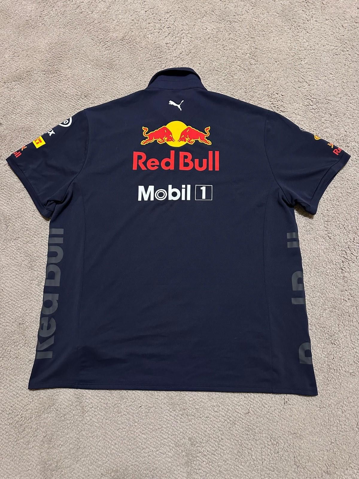 Puma Red Bull Racing Formula 1 Mens Polo Aston Martin RBR F1 Team Size US XXL / EU 58 / 5 - 8 Thumbnail