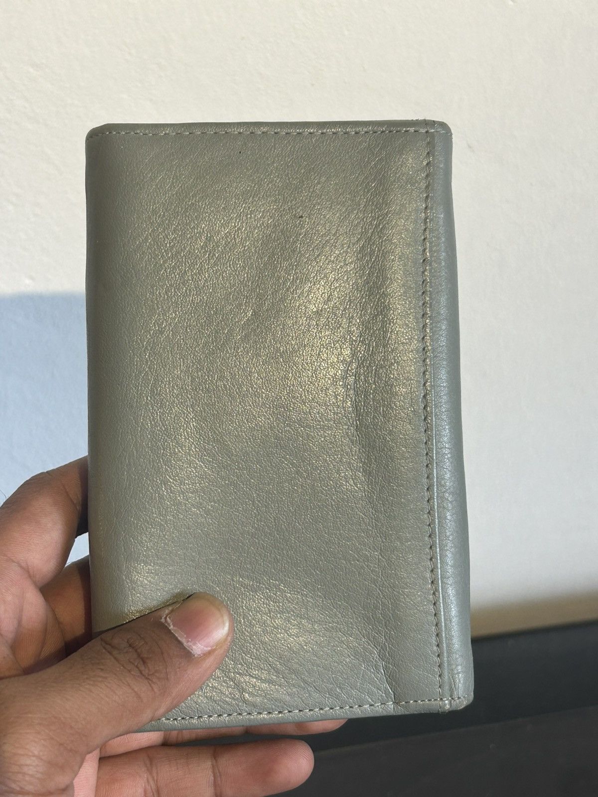 Salvatore Ferragamo Ferragamo Vintage Leather Gray Wallet Size ONE SIZE - 2 Thumbnail