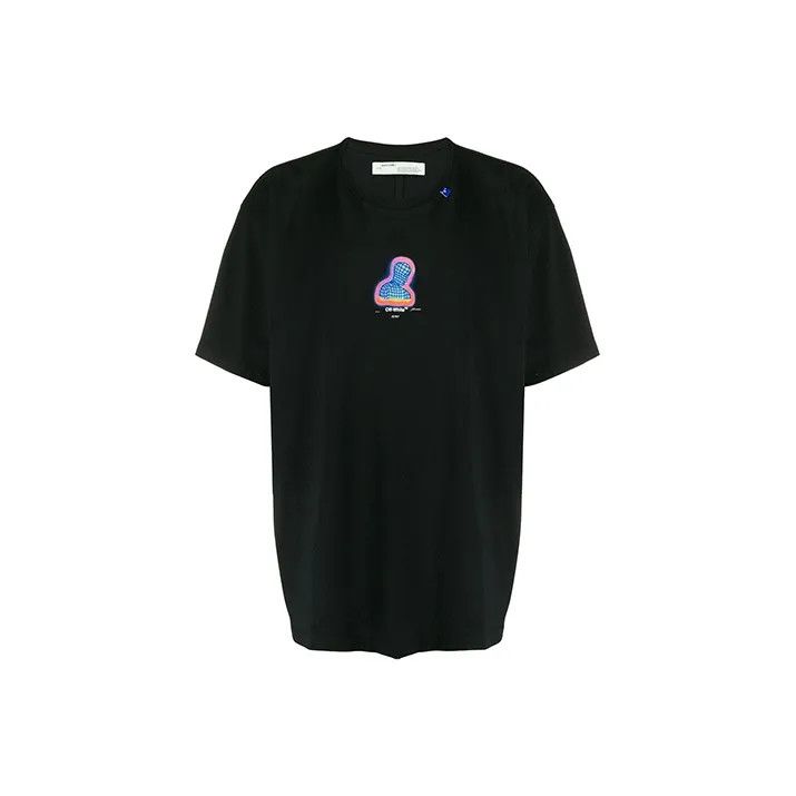 Off-White Off-White Black Graphic Relaxed T-Shirt 0079 Size US L / EU 52-54 / 3 - 1 Thumbnail