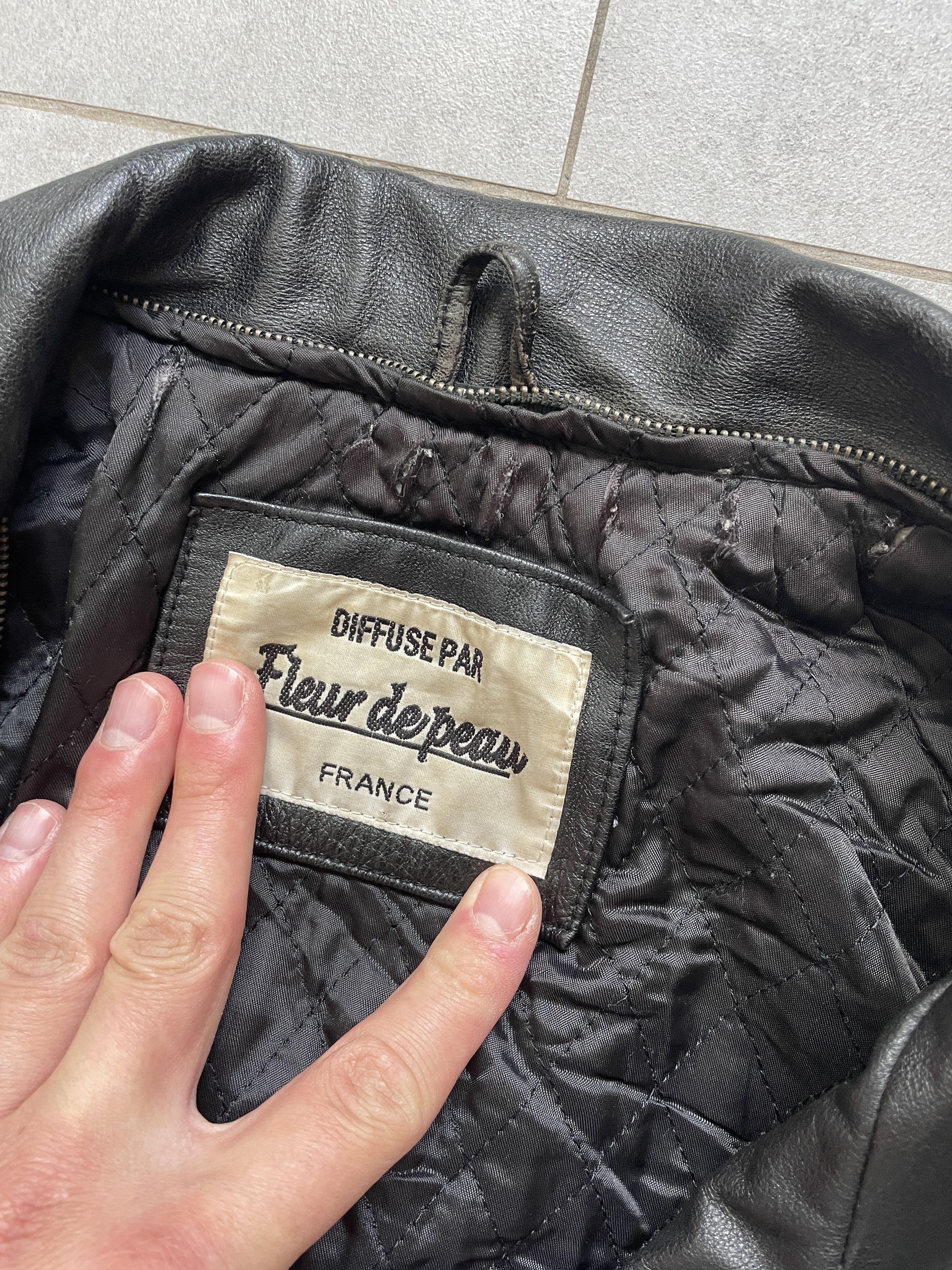 Vintage VINTAGE 90S BLACK LEATHER COAT JACKET Size US XL / EU 56 / 4 - 3 Thumbnail