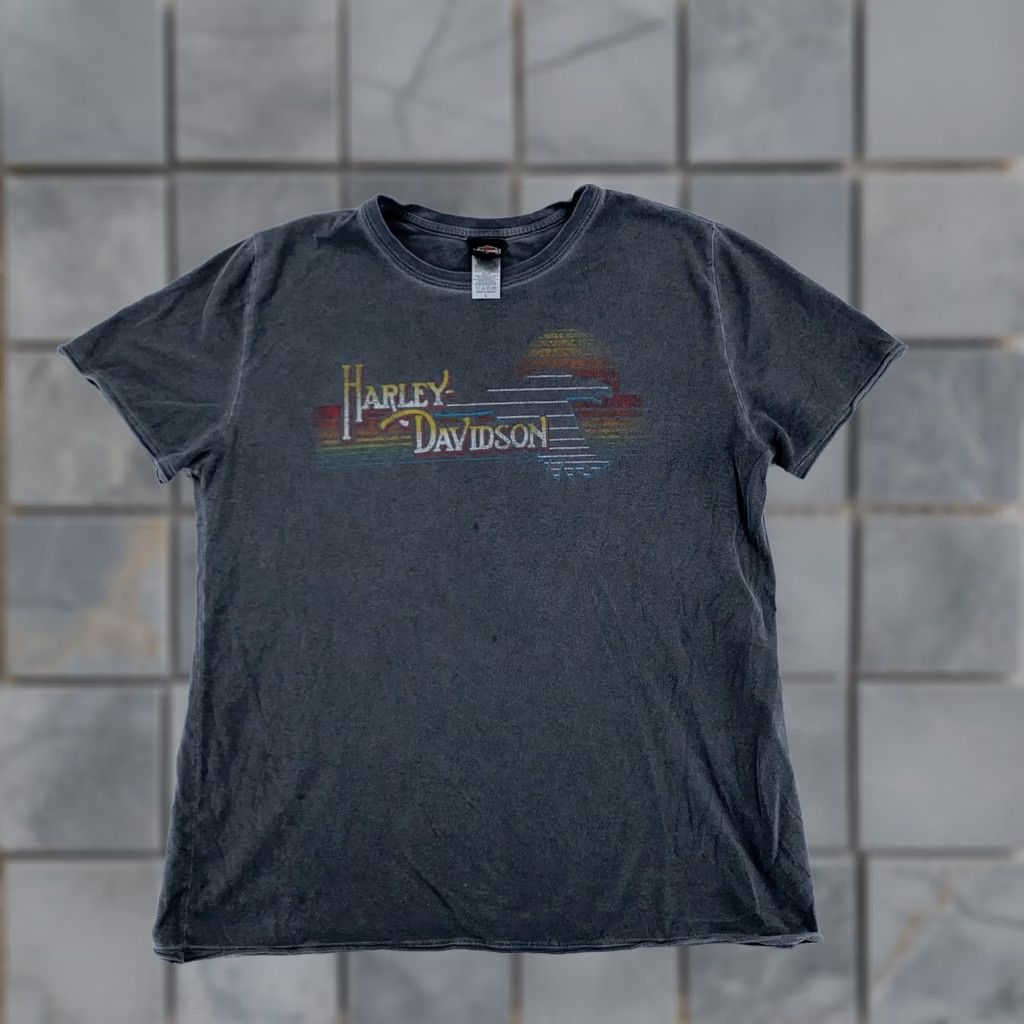 Harley Davidson Harley-Davidson Shirt Mens L Gray Crew Neck Graphic Print Short Sleeve 2980 Tennessee Biker Motorcycle Tee Size US L / EU 52-54 / 3 - 1 Thumbnail