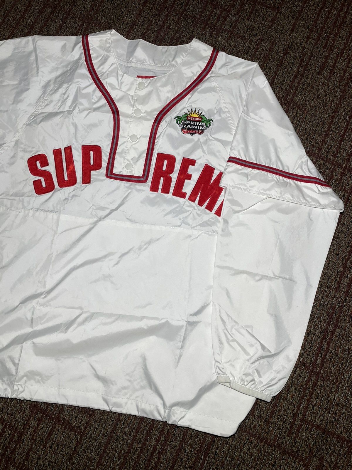 Supreme Supreme Snap-Off Sleeve L/S Baseball Top Size US M / EU 48-50 / 2 - 5 Thumbnail