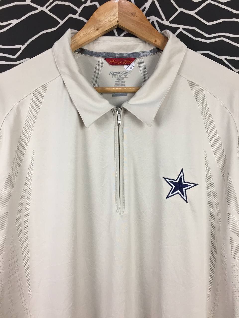 NFL × Reebok × Vintage Vtg Reebok Prestige Sports Dallas Cowboys NFL Polo Tee Size US XL / EU 56 / 4 - 3 Thumbnail