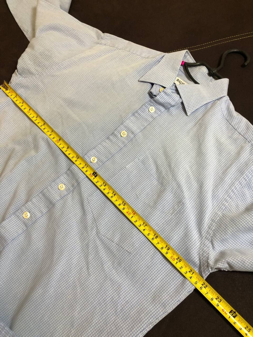 Balmain BALMAIN checkered button down, Men's Fashion Size US XL / EU 56 / 4 - 8 Thumbnail