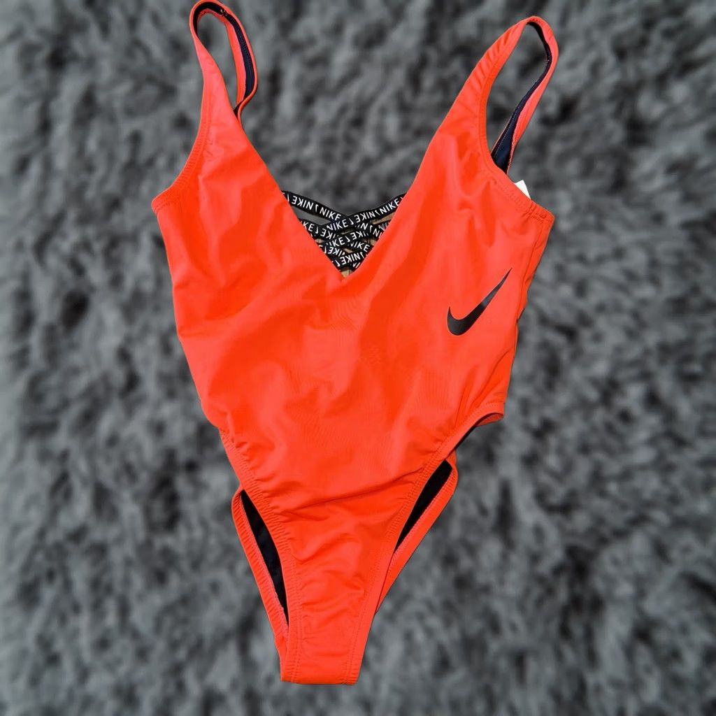 Nike VINTAGE? (No) Nike Sneakerkini One Piece Swimsuit U-Back Bikini Women’s SMALL NESSC254 NEW Size ONE SIZE - 1 Thumbnail
