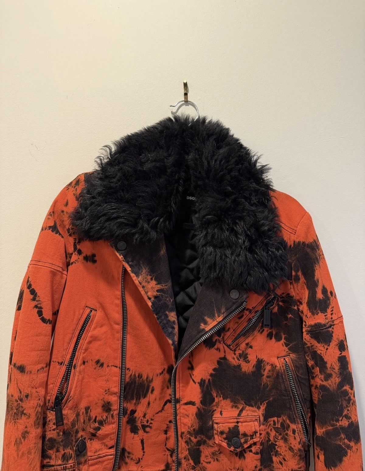 Dsquared2 DSQUARED Fur Denim Jacket Size S / US 4 / IT 40 - 3 Thumbnail