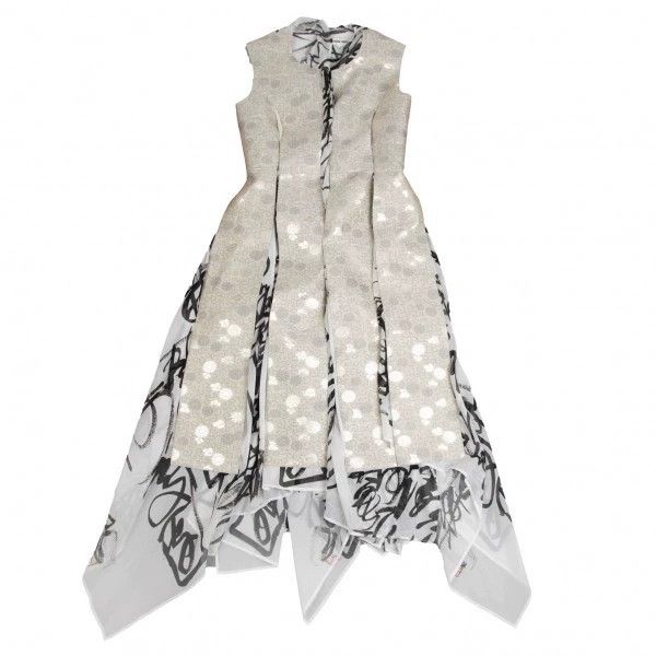 Comme des Garcons Comme Des Garcons Calligraphy Deconstruction Dress Size XS / US 0-2 / IT 36-38 - 3 Thumbnail