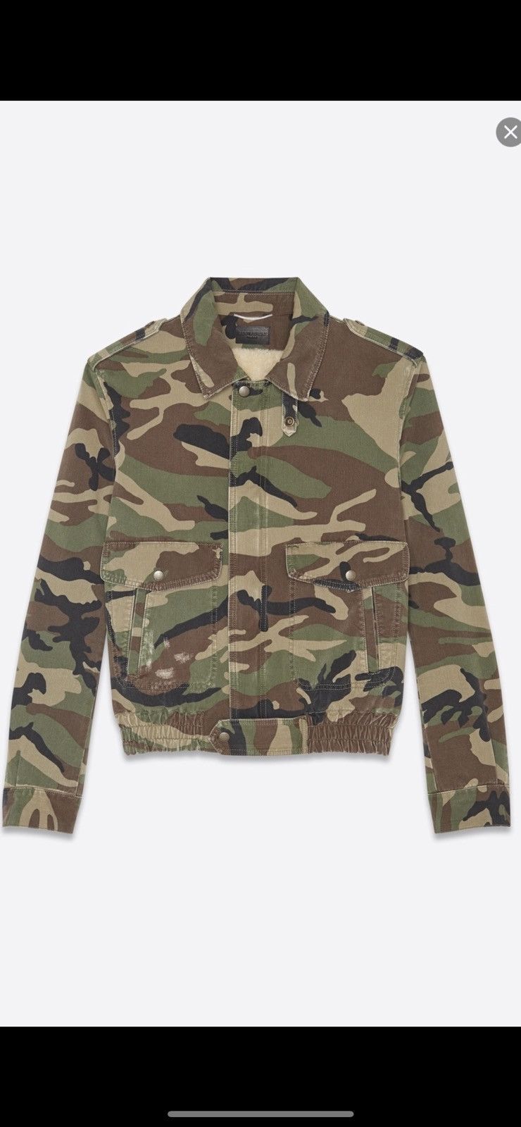 Saint Laurent Paris Saint Laurent men’s camo shearling jacket. L. $2290 Size US L / EU 52-54 / 3 - 1 Thumbnail