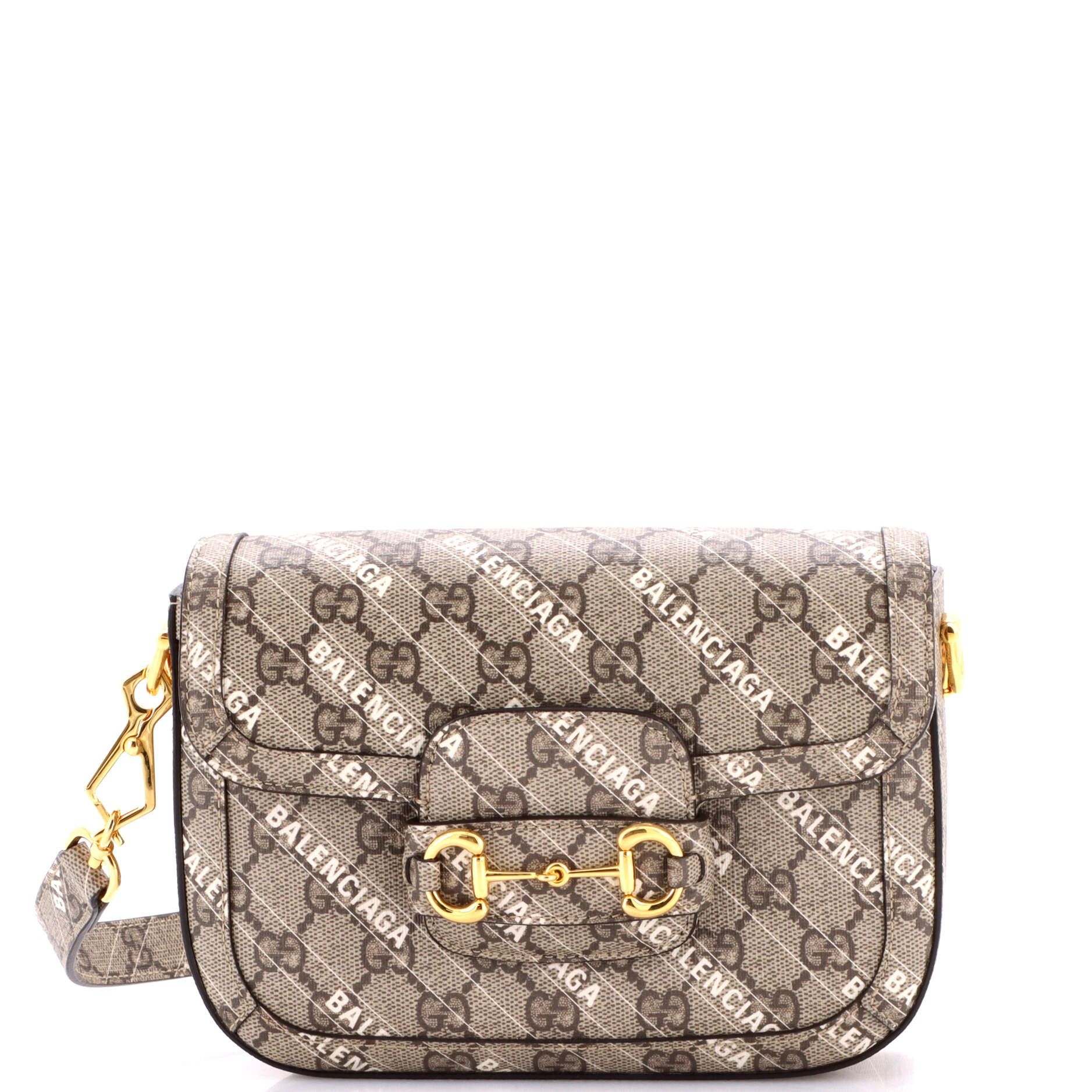 Gucci x Balenciaga The Hacker Project Horsebit 1955 Shoulder Bag Size ONE SIZE - 1 Thumbnail