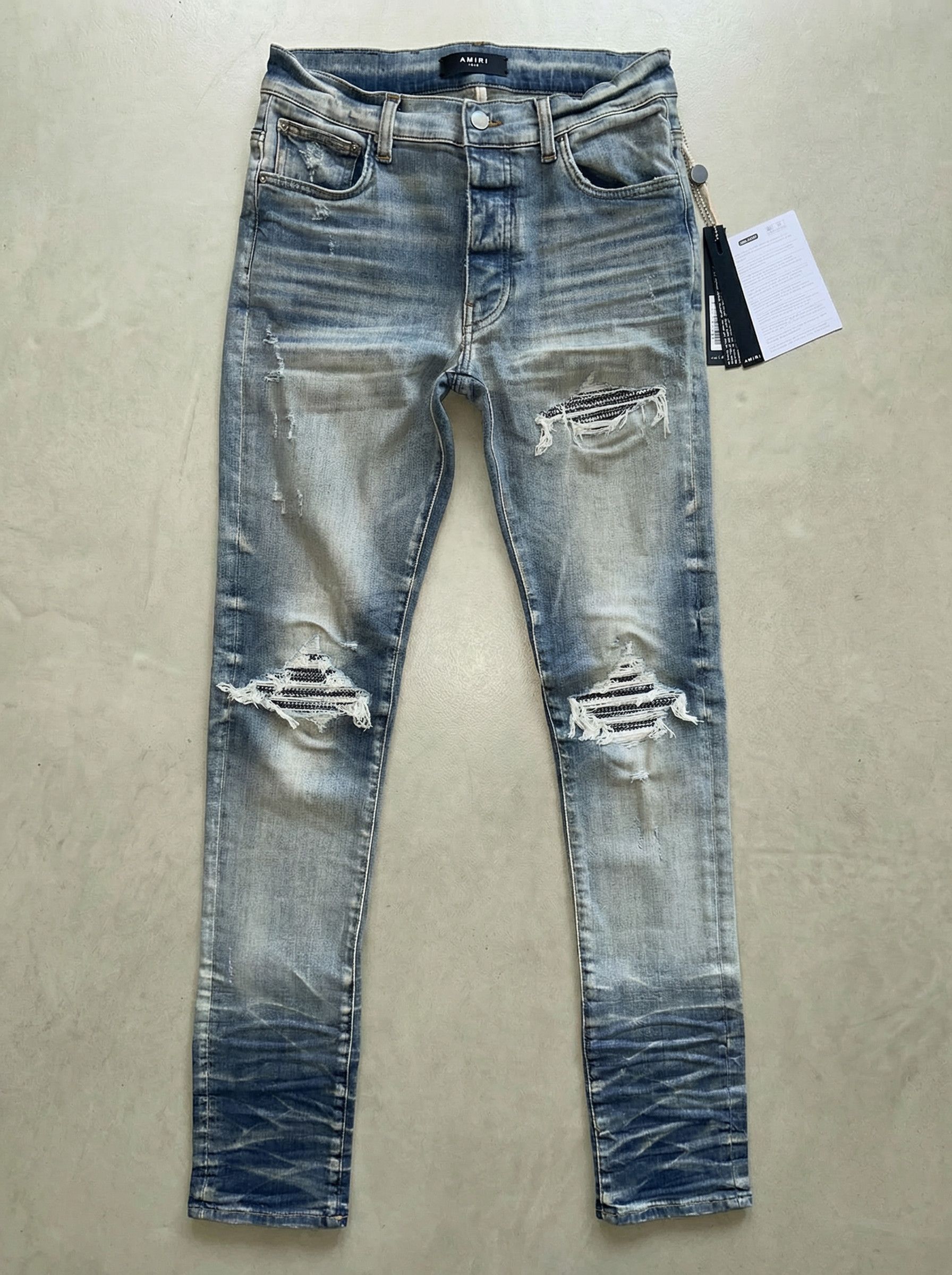Amiri Amiri Crystal MX1 Jeans Size US 30 / EU 46 - 1 Thumbnail