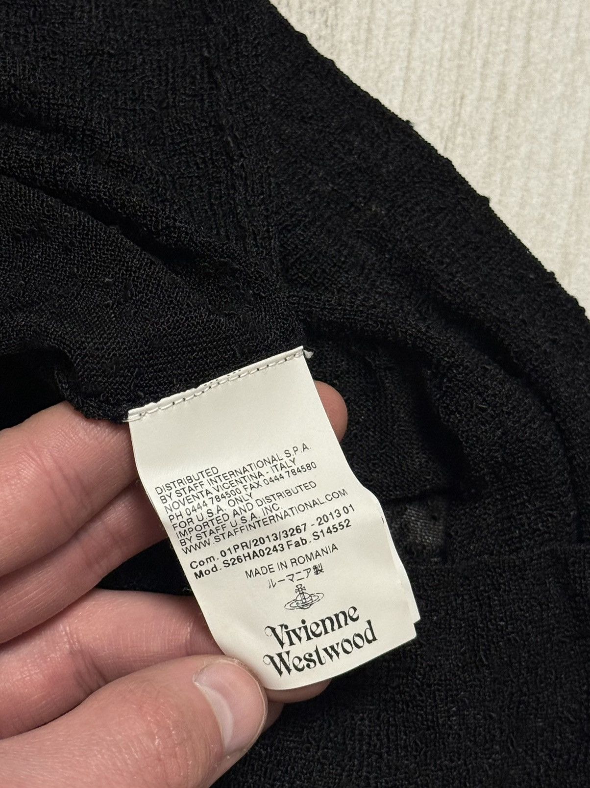 Vivienne Westwood Black Vivienne Westwood Red Label blouse Y2K Opium Avangarde Size M / US 6-8 / IT 42-44 - 7 Thumbnail