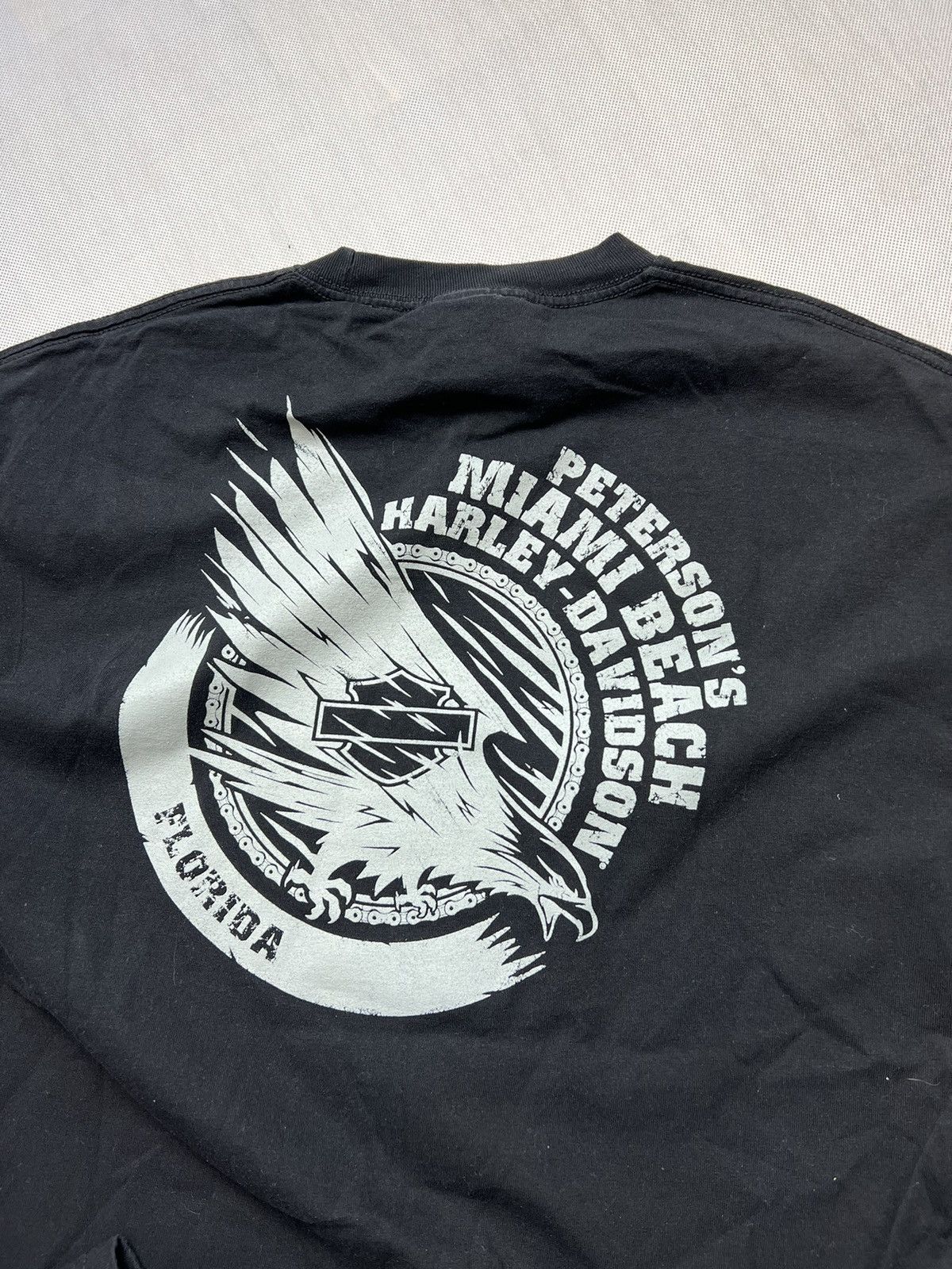 Harley Davidson × Vintage Tshirt Harley Davidson Motor Cycles Florida Vintage Size US L / EU 52-54 / 3 - 3 Thumbnail