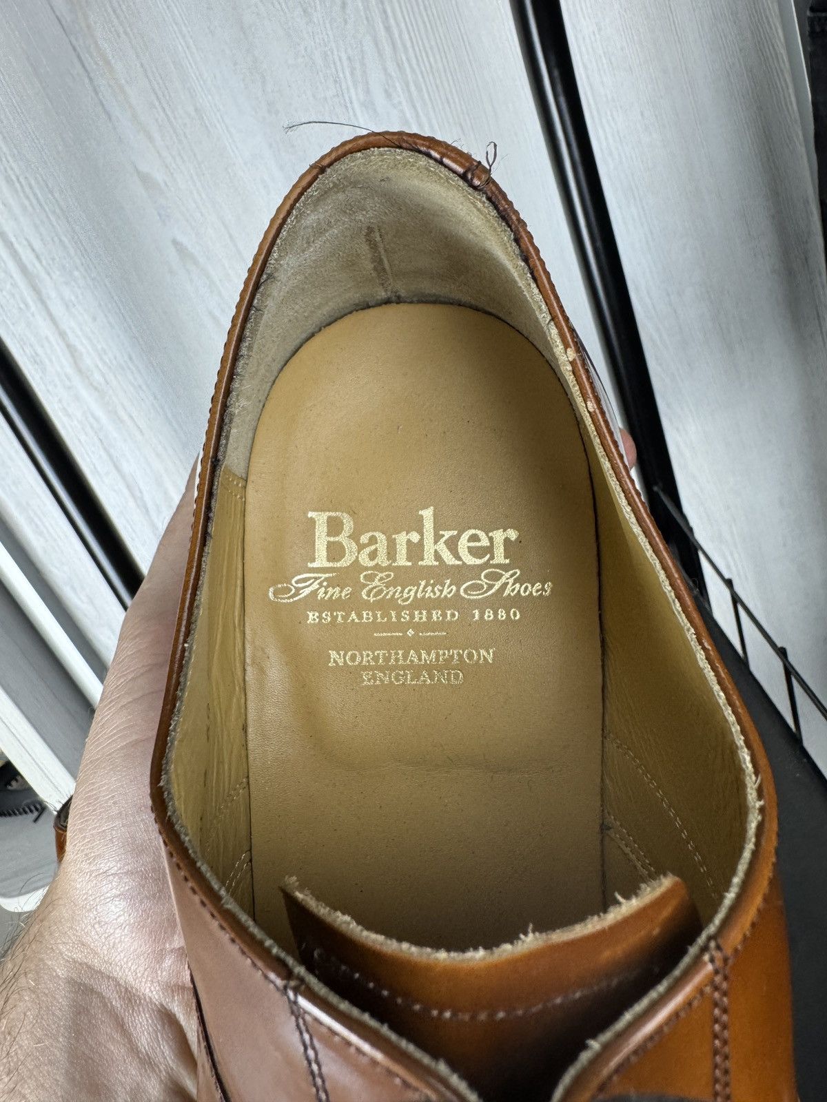 Barker Barker mens brown leather oxford formal shoes size 7.5UK Size US 8.5 / EU 41-42 - 15 Thumbnail