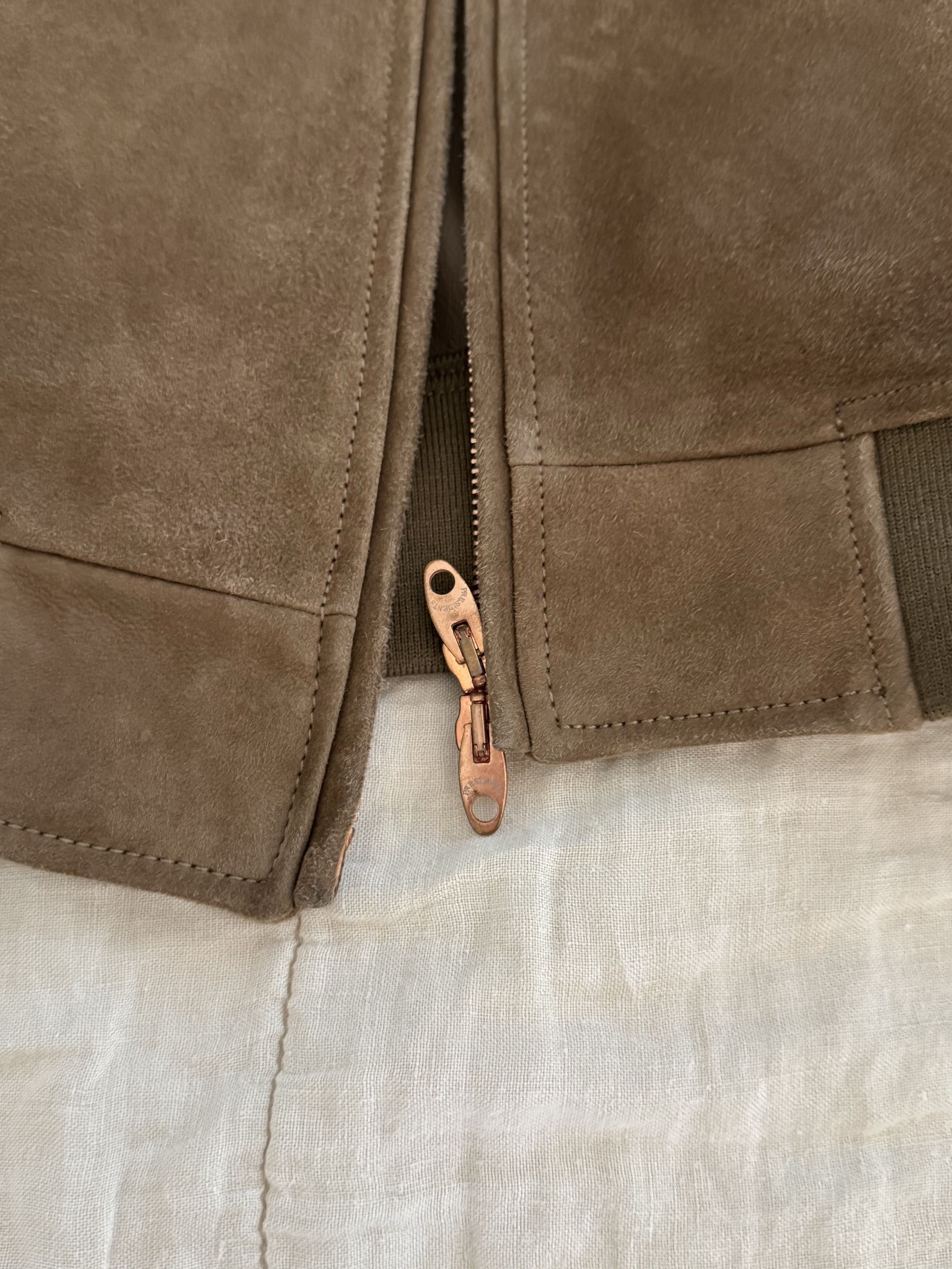 President's Nappa Suede Bomber Jacket Size US M / EU 48-50 / 2 - 3 Thumbnail