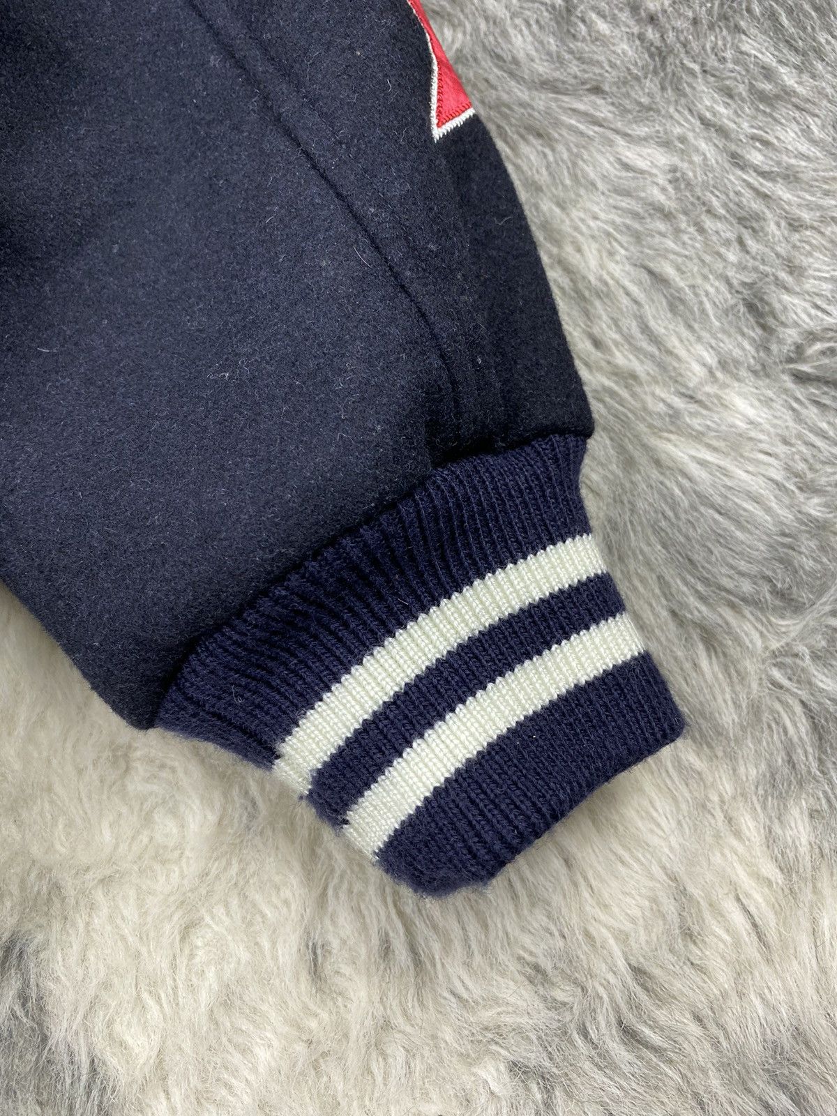 Stussy ⭐️Stüssy 80 Wool Quilted Varsity Jacket⭐️ Size US S / EU 44-46 / 1 - 12 Thumbnail