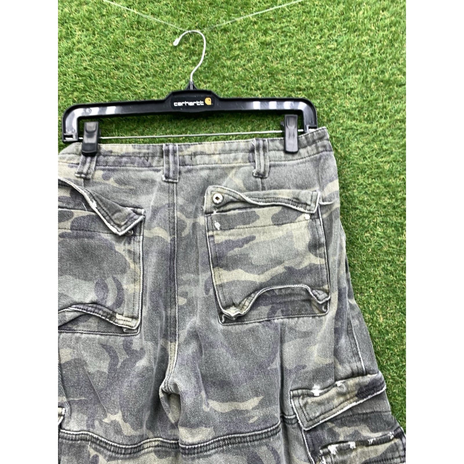 Jaded London Jaded London Camo Cargo Pants Womens 32 Skater Military Grunge Casual y2k 90s Size 24" / US 00 / IT 34 - 3 Thumbnail
