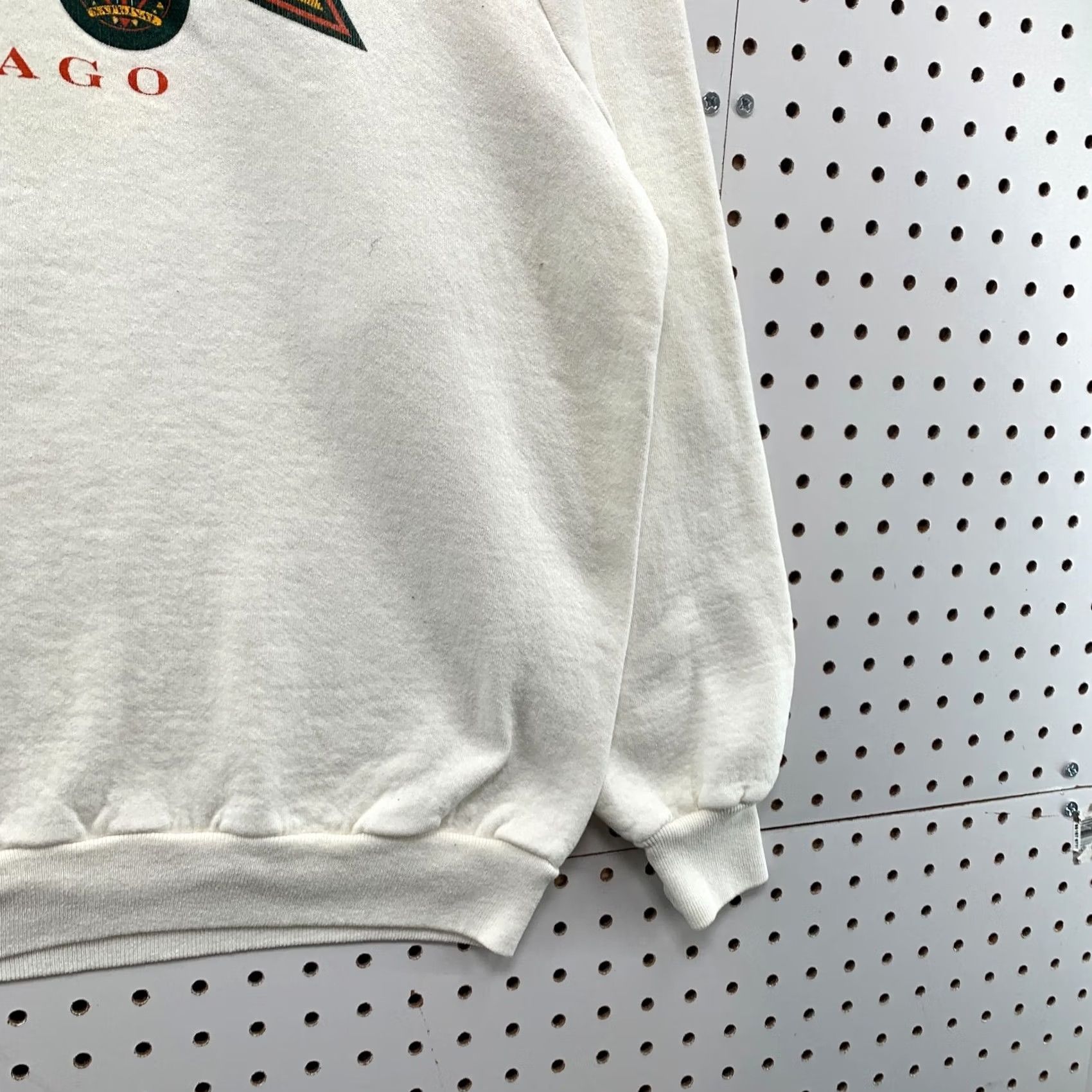 Jerzees VINTAGE 90s Harry Carry’s Chicago Sweatshirt Mens XL Fits Medium White USA Size US M / EU 48-50 / 2 - 6 Thumbnail