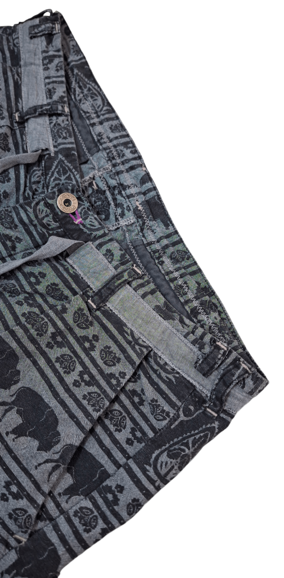 Art Comes First × Paul Smith × Vintage Vintage Paul Smith Red Ear Full Print Pants Size US 32 / EU 48 - 3 Thumbnail