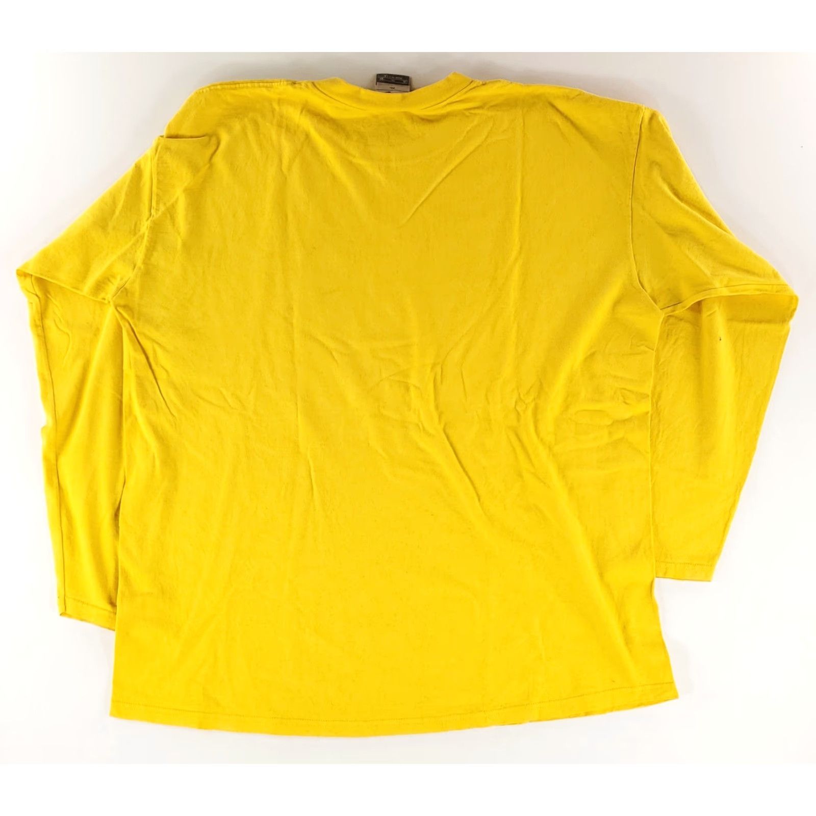 Nike VINTAGE Nike Crew Neck Long Sleeve T Shirt Yellow XL Mens USA 90s Size US XL / EU 56 / 4 - 5 Thumbnail