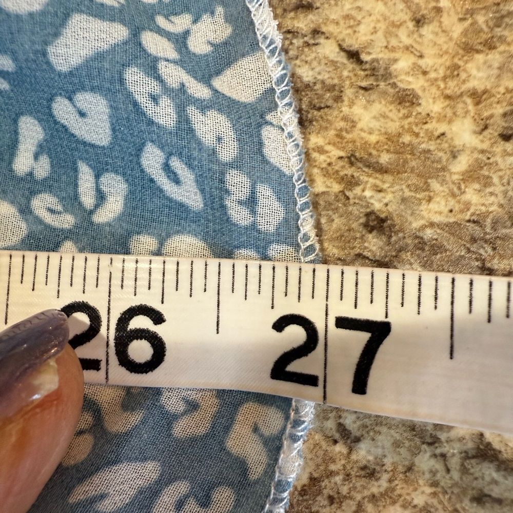 Other Amazon size XL blue with white dizzy flowers Size XL / US 12-14 / IT 48-50 - 6 Thumbnail