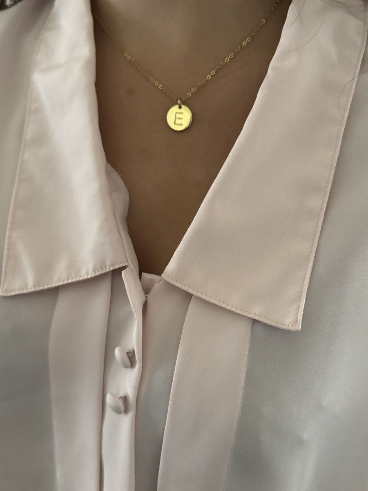 Vintage P.J. Ruggeri pastel pink M pleated button up long sleeve Size M / US 6-8 / IT 42-44 - 2 Thumbnail
