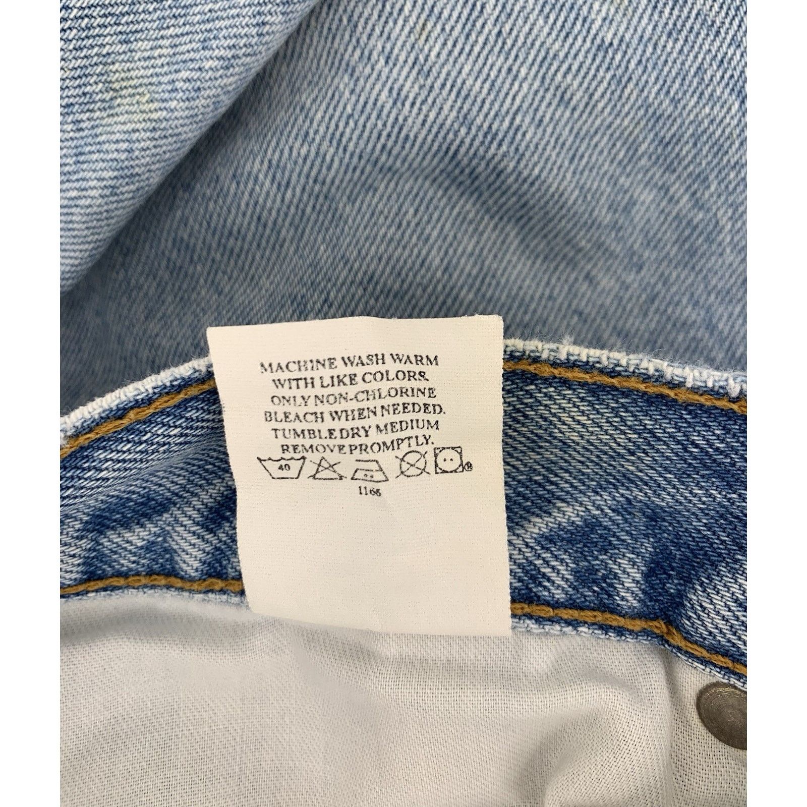 Gap Vintage GAP Blue Jeans 32x32 Light Wash USA Made Grunge Size US 32 / EU 48 - 10 Thumbnail