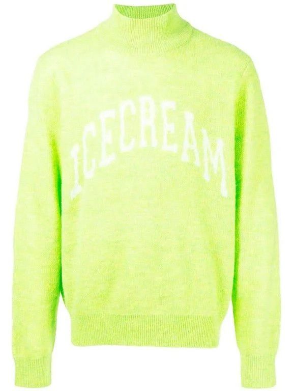 Icecream o1mle0724 Turtleneck Sweater in Yellow Size US S / EU 44-46 / 1 - 1 Thumbnail