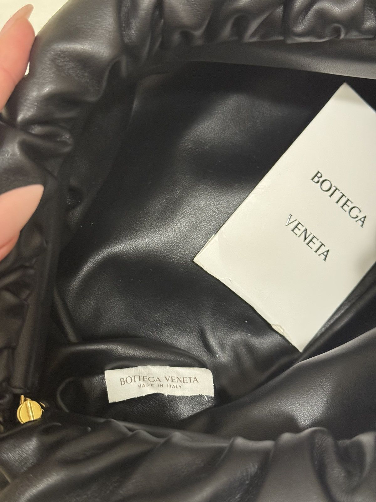 Bottega Veneta Bottega Veneta Leather Chain Pouch Size ONE SIZE - 3 Thumbnail