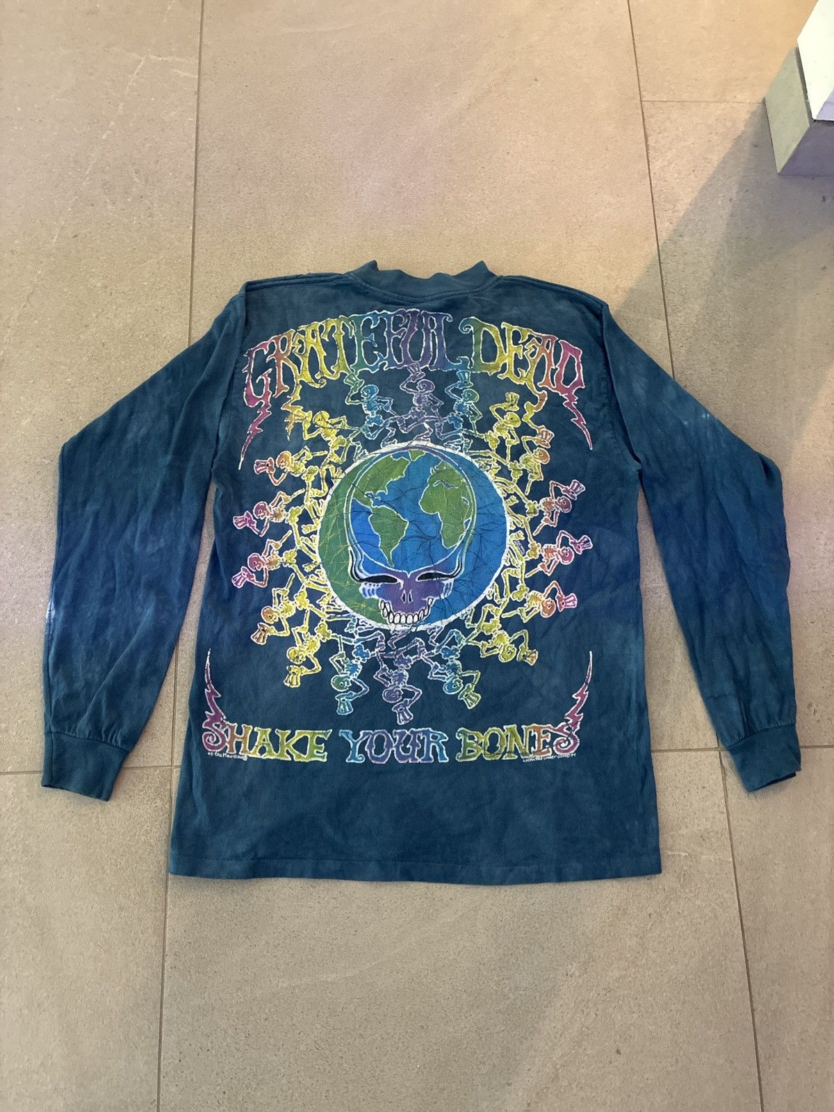 1994 Grateful Dead Shake Your Bones Long Sleeve Shirt *rare*