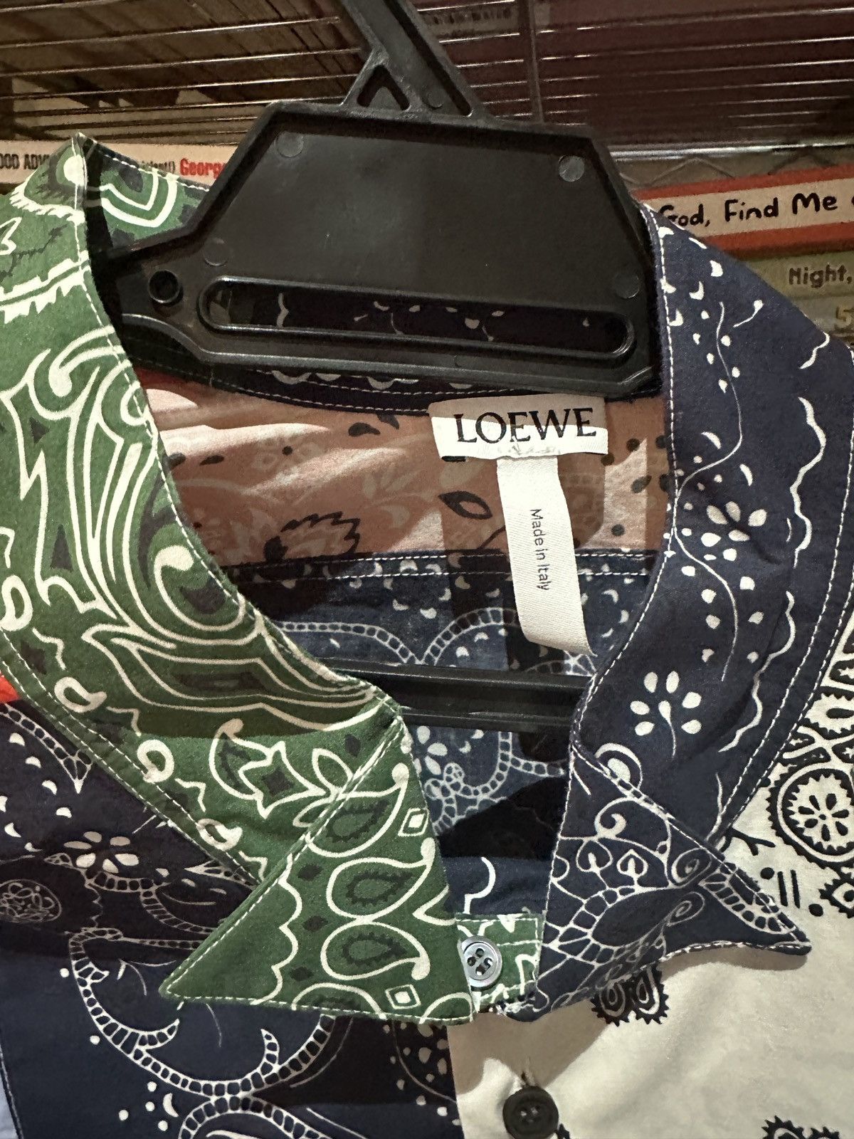 Loewe Loewe Bandana Patchwork Shirt Size US L / EU 52-54 / 3 - 3 Thumbnail