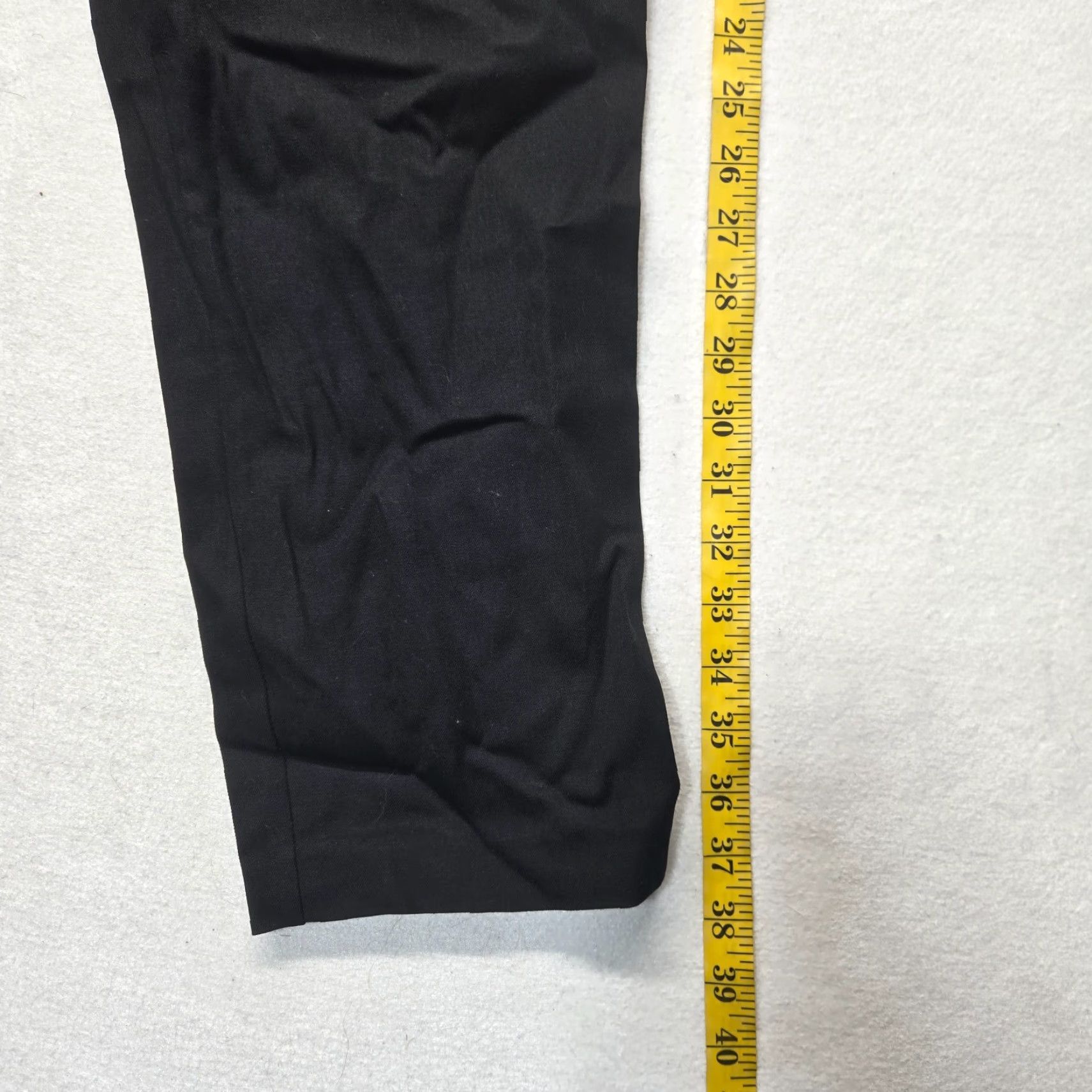Vintage Time and Tru Skinny Side Zip Pants Women's 16 Black Stretch Multi Occasion Size 38" / US 16 / IT 52 - 7 Thumbnail