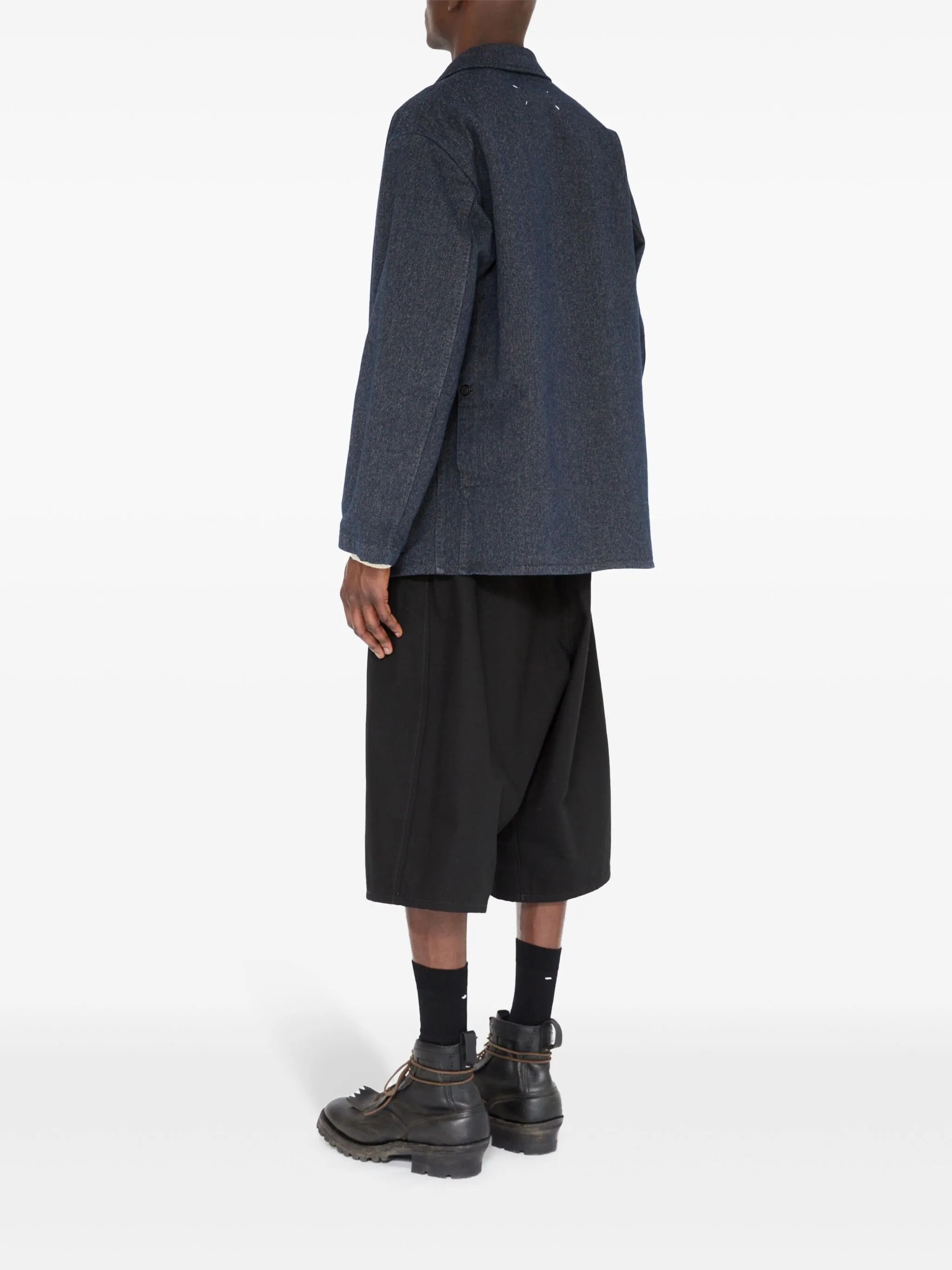 Maison Margiela o1w1db10226 Cotton Jacket in Navy Blue Size US L / EU 52-54 / 3 - 6 Thumbnail