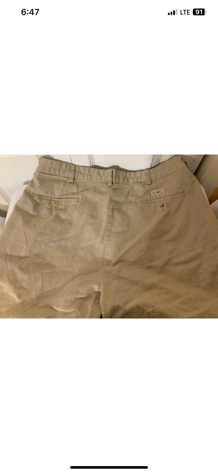 Polo Ralph Lauren Polo Ralph Lauren mens sz 36 cargo shorts beige Size US 36 / EU 52 - 5 Thumbnail
