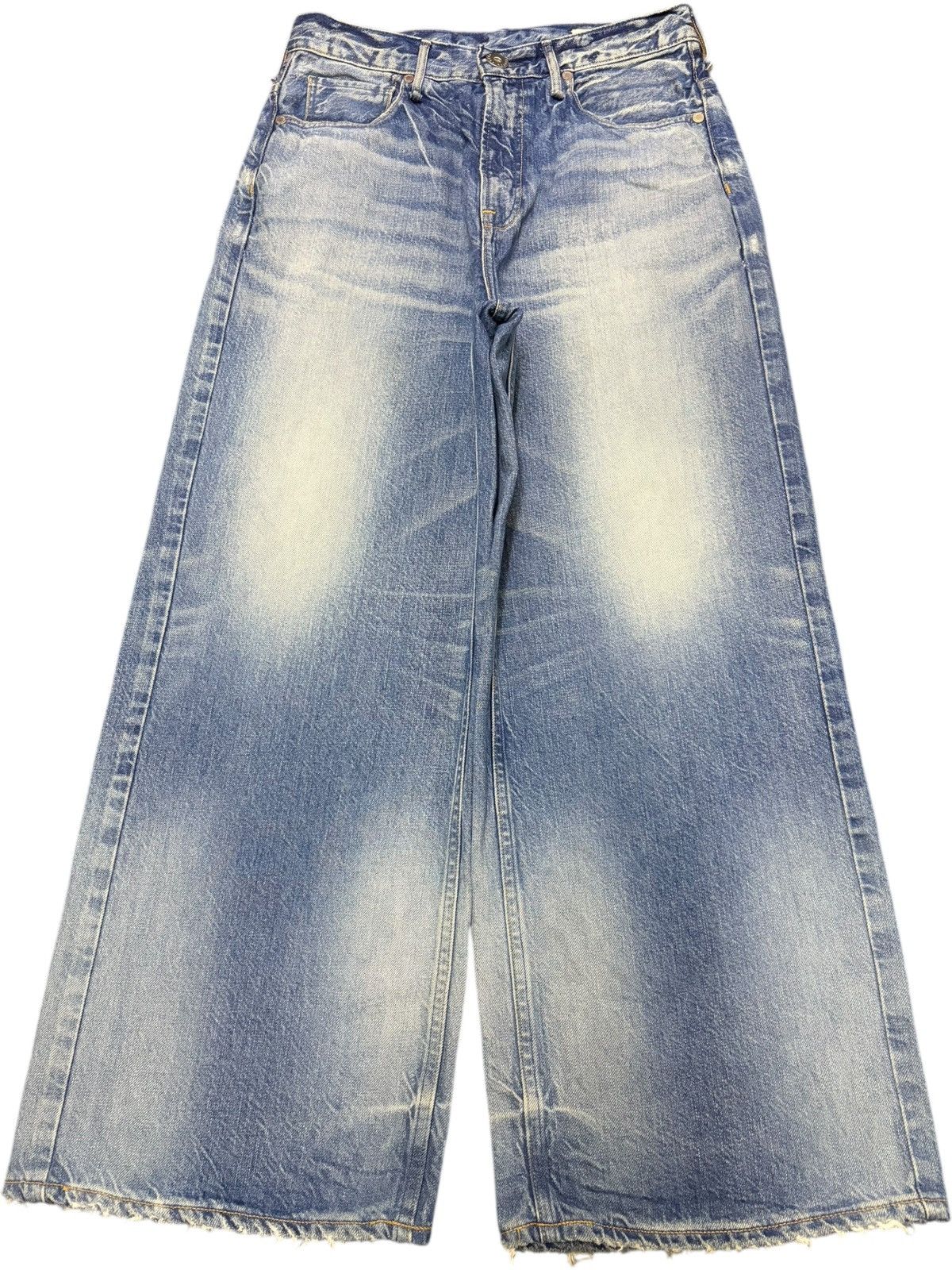 Fubu Vintage Japanese Brand Faded Wash Distress Baggy Jeans Size 27" / US 4 / IT 40 - 1 Thumbnail