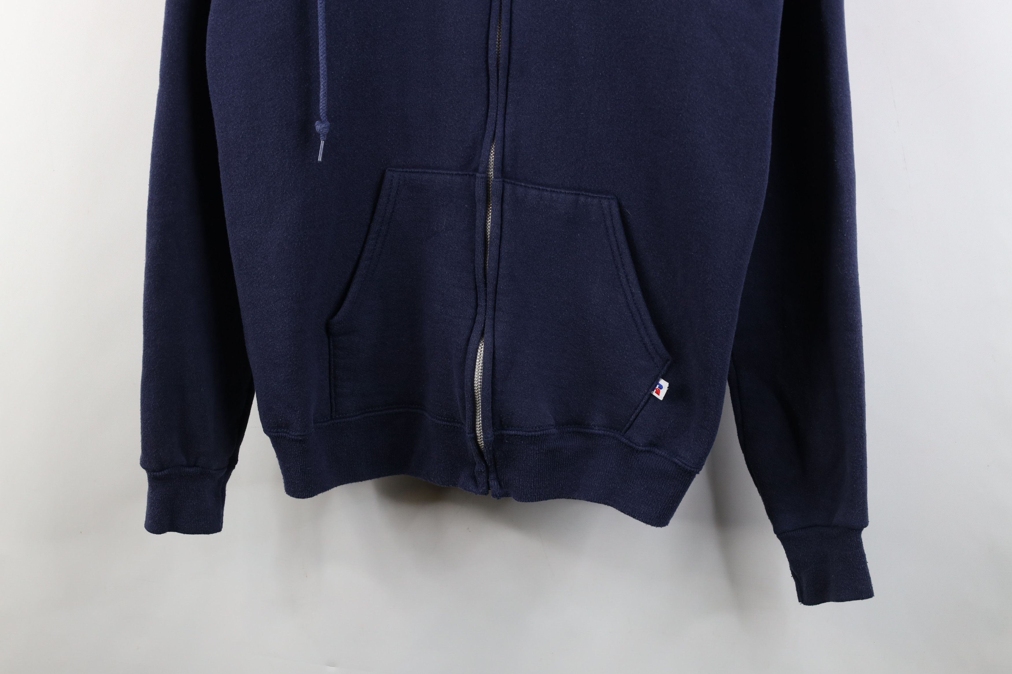 Russell Athletic Vintage 80s 90s Russell Athletic Hoodie Navy Blue USA Size US XL / EU 56 / 4 - 3 Thumbnail