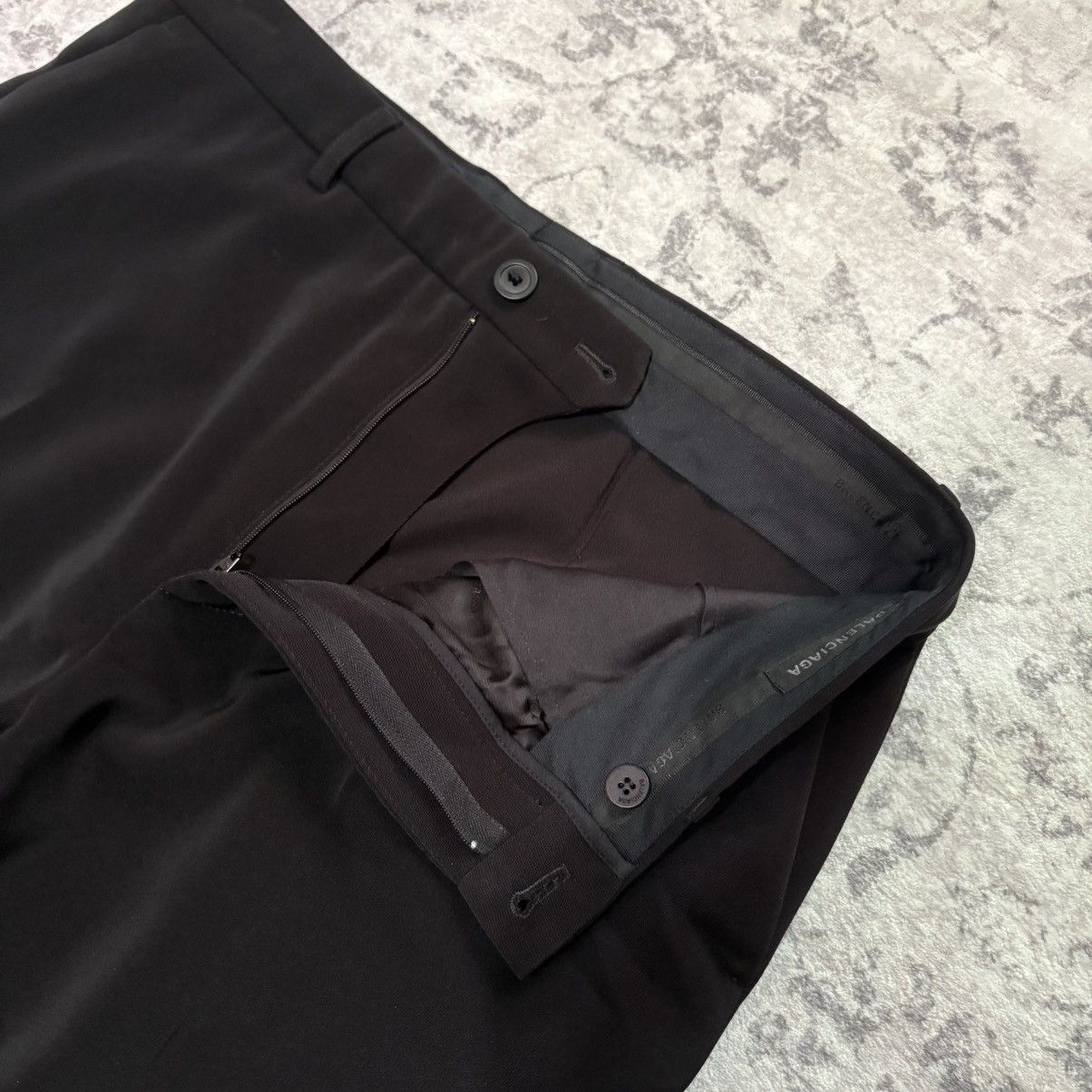 Balenciaga Balenciaga 2023 Pleated Trousers BNWT Black | Size M Size US 33 - 4 Thumbnail